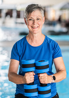Sabine Berg - staatl. geprüfte Gymnastiklehrerin